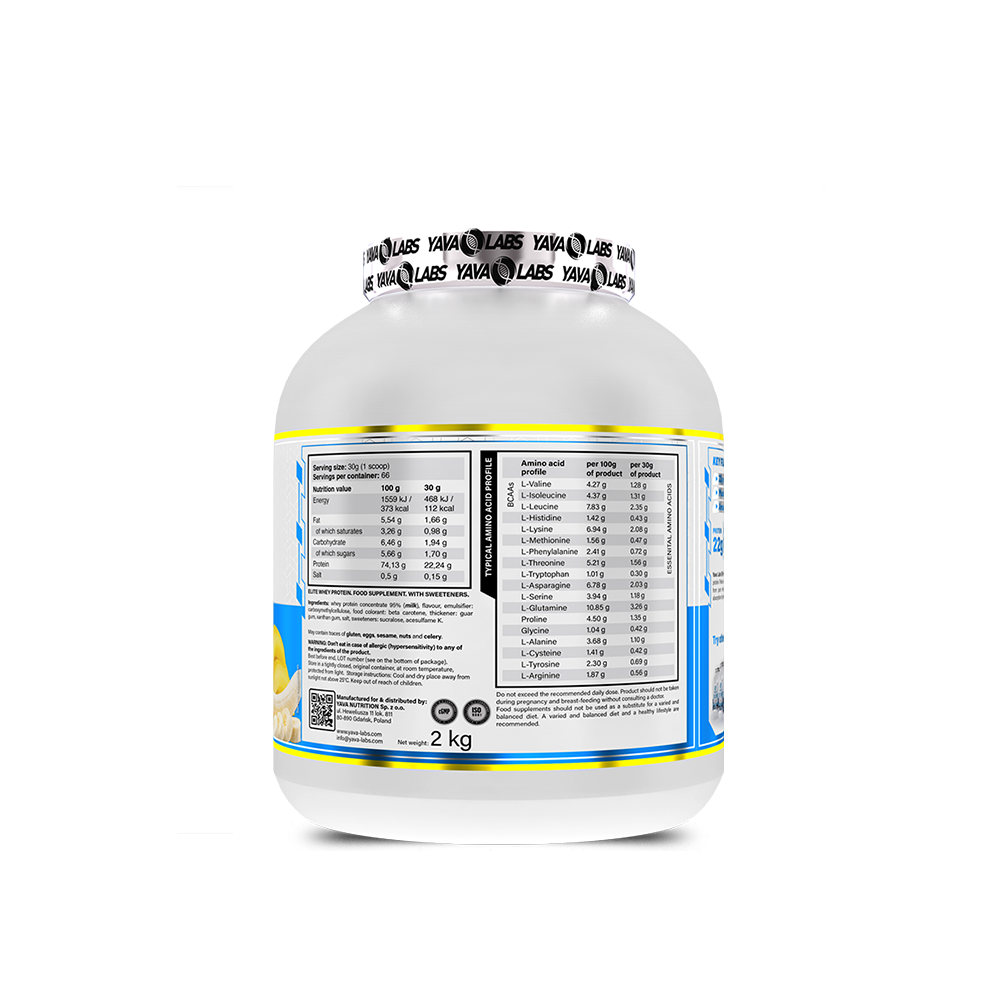 Yava Labs, Elite Whey - Image 2
