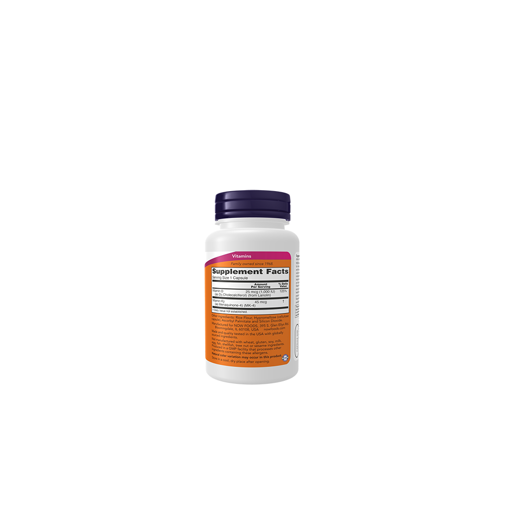 Now foods, Vitamin K-2 100 mcg - Image 2