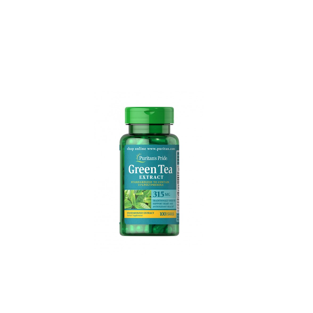 Puritan's Pride, Green Tea Standardized Extract 315 mg
