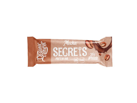 Organic Nation Secrets Protein Bar – Mocha