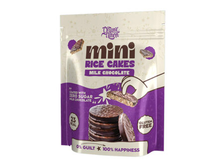Organic Nation Mini Rice Cakes – Milk Chocolate