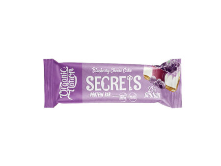 Organic Nation Secrets Protein Bar – Blueberry Cheesecake