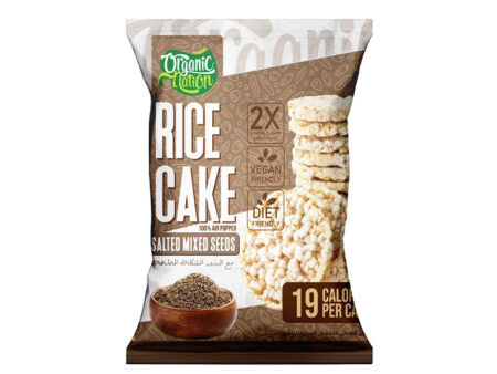 Organic Nation Rice Cake – Salted Mixed Seeds