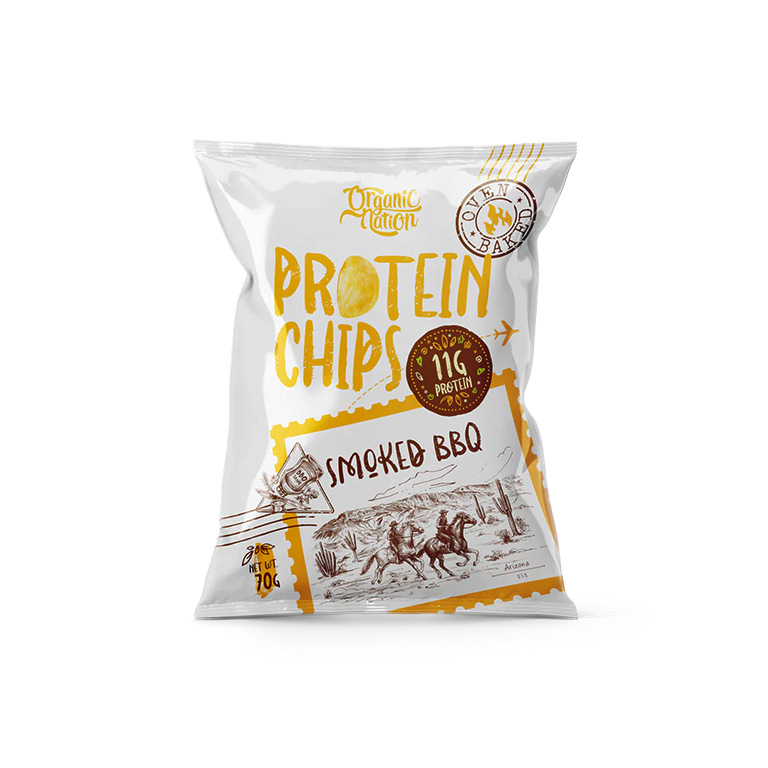 Organic Nation Protein Chips – Smoked BBQ