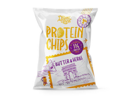 Organic Nation Protein Chips – Butter & Herbs